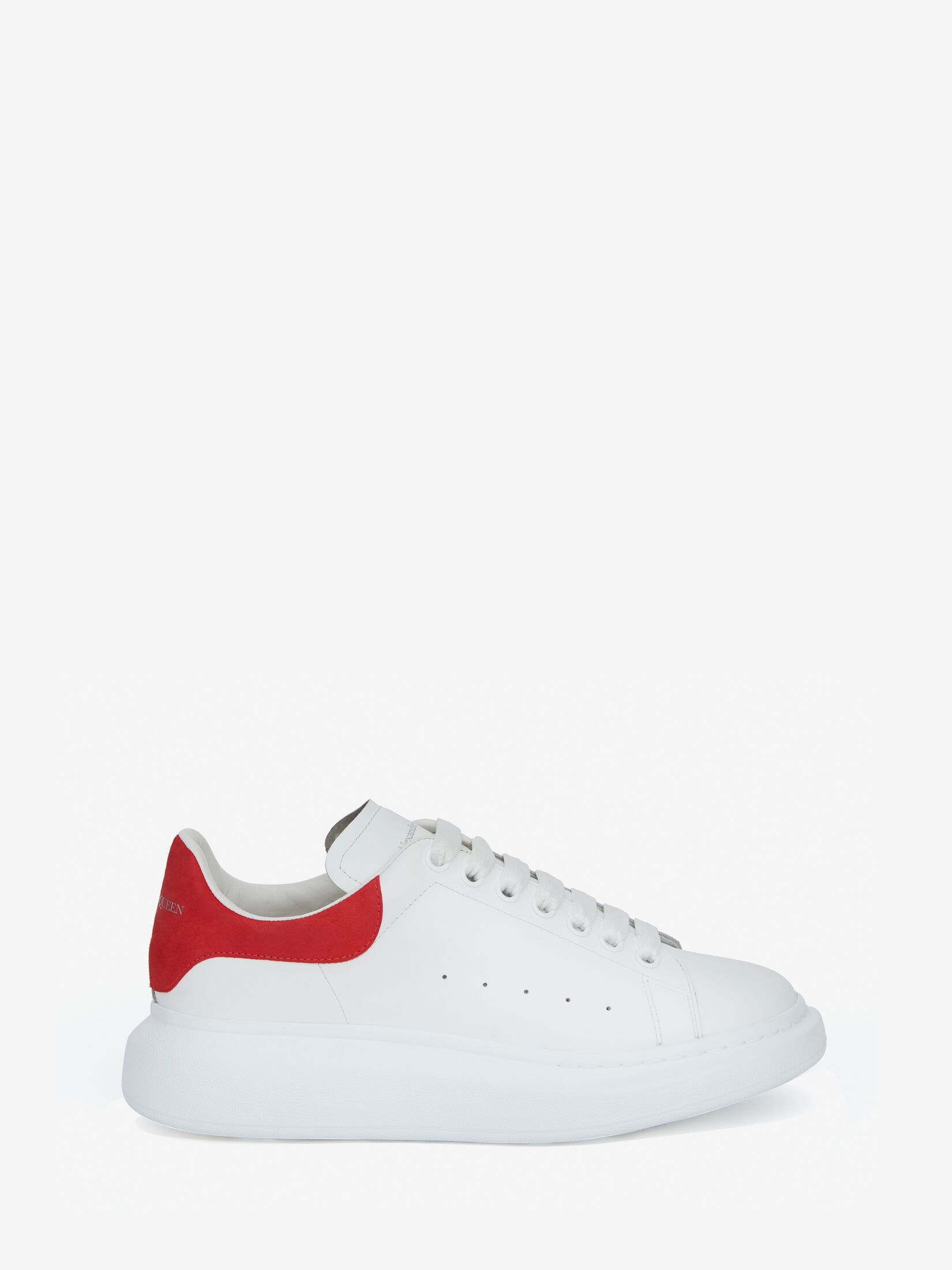 ALEXANDER MCQUEEN Sprint Runner embossed two-tone leather exaggerated-sole  sneakers | NET-A-PORTER